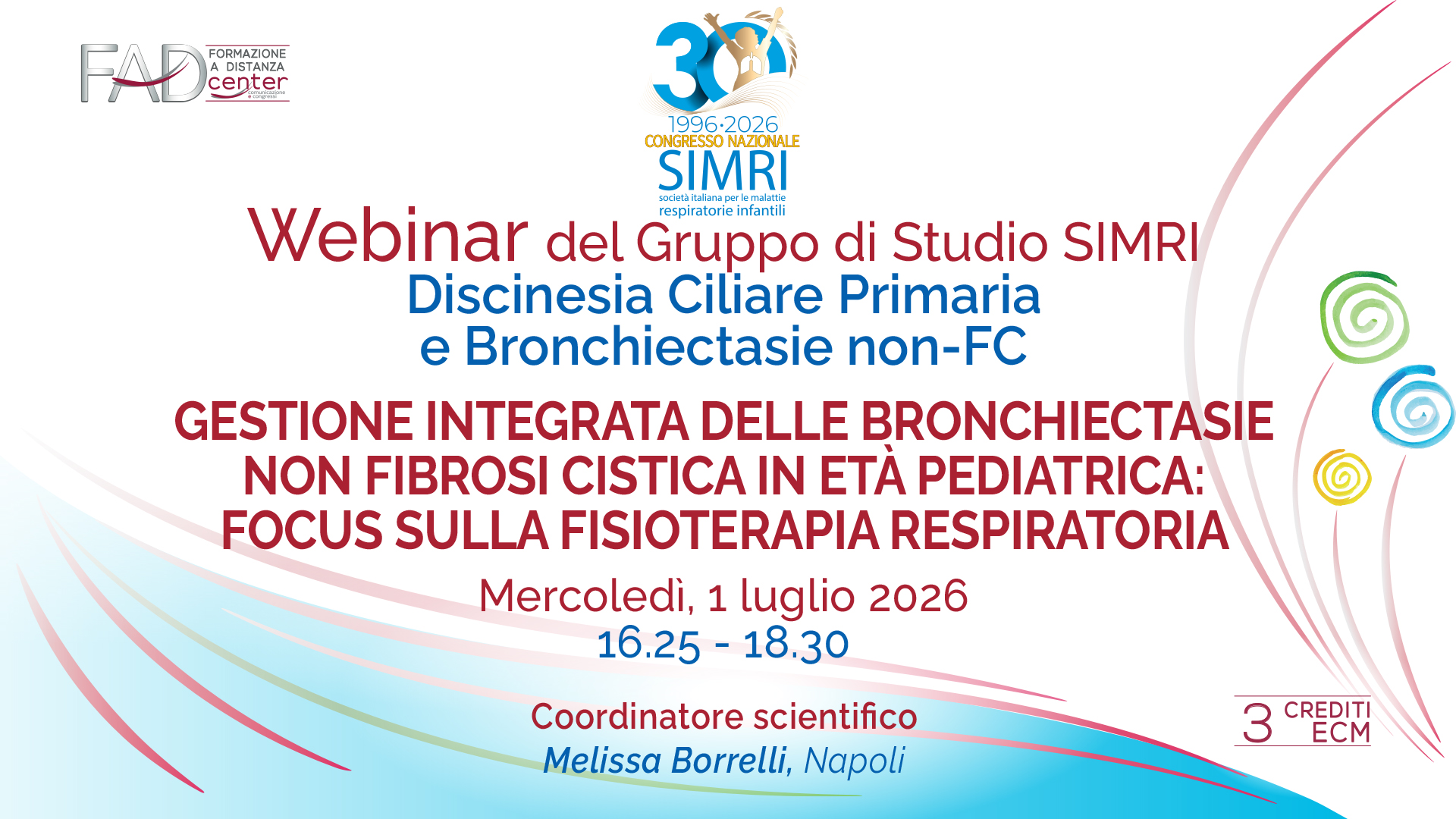 Gestione integrata delle bronchiectasie non fibrosi cistica in età pediatrica: focus sulla fisioterapia respiratoria
