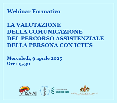 La valutazione della comunicazione del percorso assistenziale della persona con Ictus