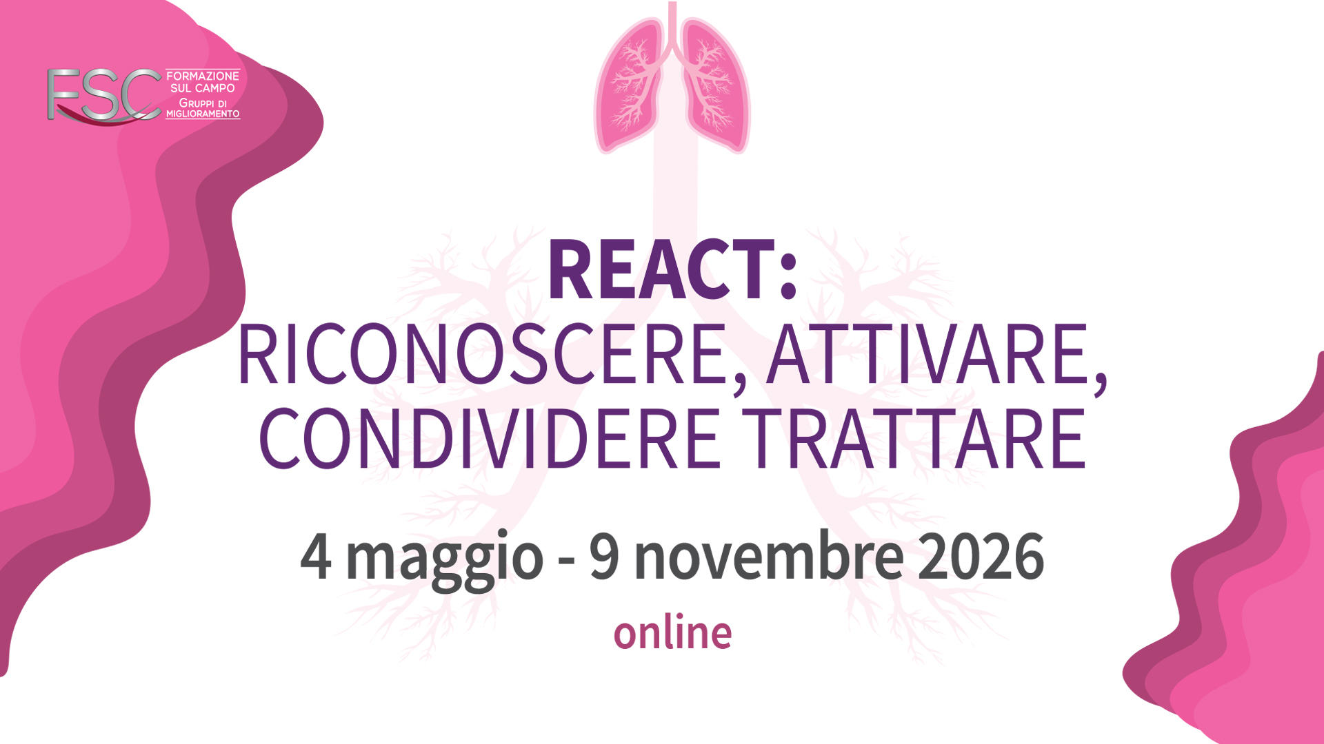 REACT: RICONOSCERE, ATTIVARE, CONDIVIDERE TRATTARE